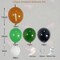 123PCS Football Balloon Arch Garland Kit, Green, Black, White and Brown Balloons with Rugby Print for Superbowl Balloon Arch, 1st Down Football Birthday, Sports Theme Party Decorations